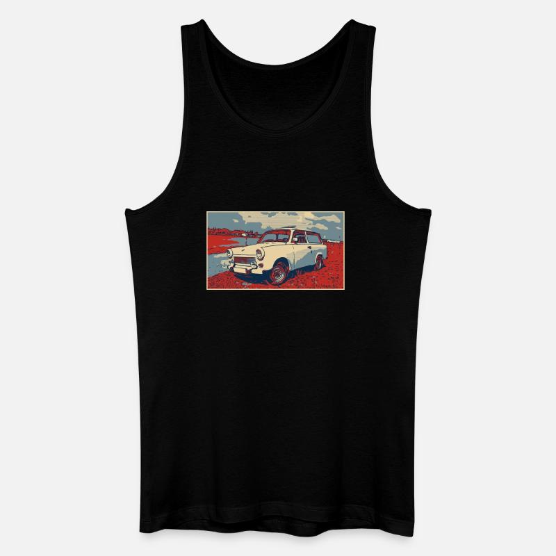 Trabant DDR - Männer Bio Tank Top - Schwarz