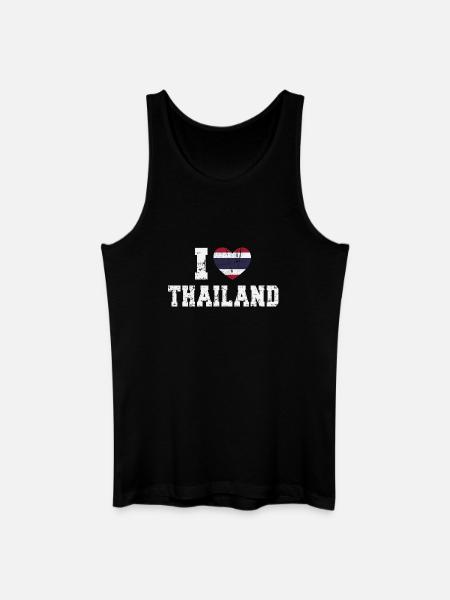 Thaïlande - Débardeur bio Homme - noir