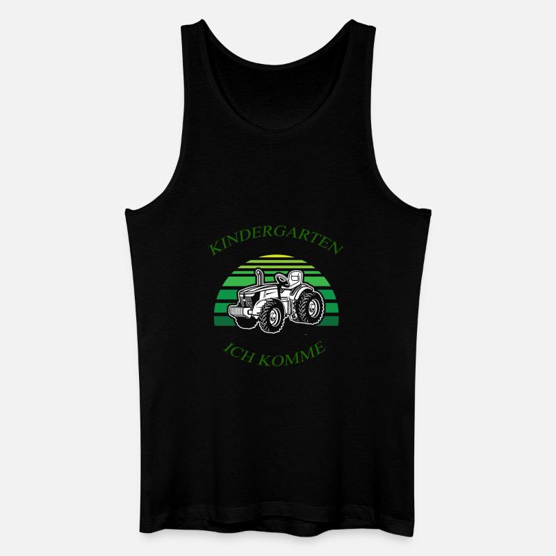 Kindergarten ich komme 3 - Männer Bio Tank Top - Schwarz