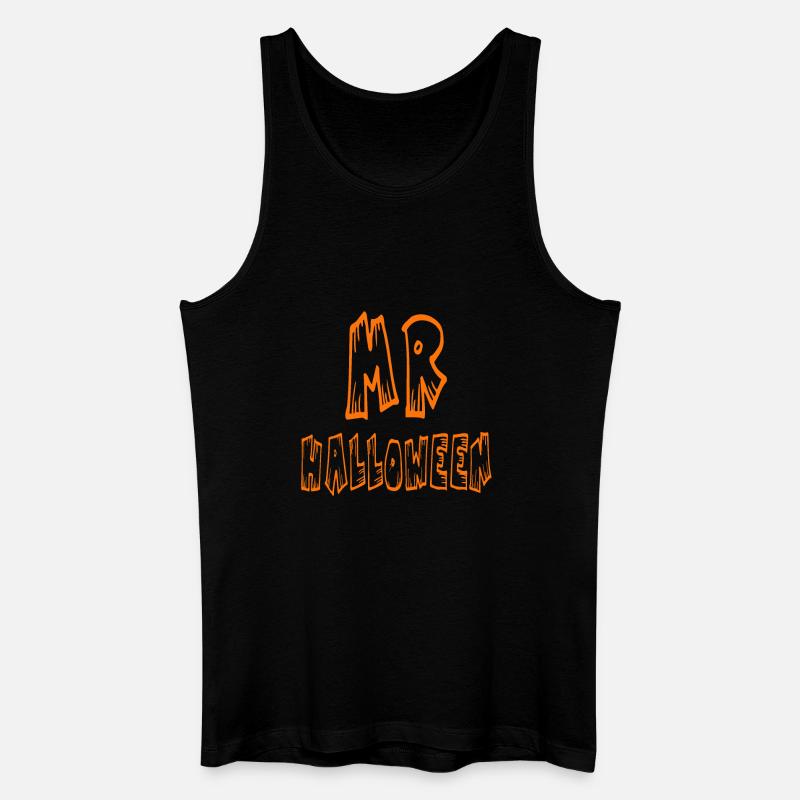 Mr. Halloween - Männer Bio Tank Top - Schwarz