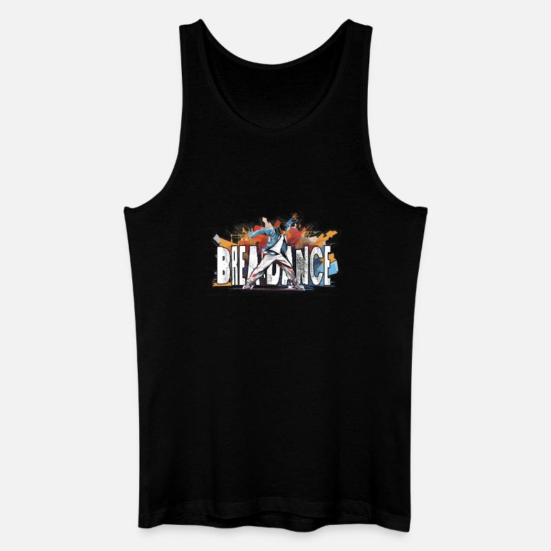 Breakdance Breakdancer Bboy - Männer Bio Tank Top - Schwarz