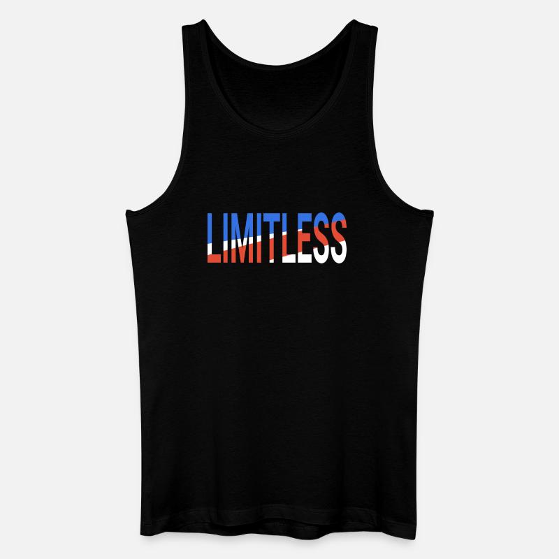 Grenzenlos - Männer Bio Tank Top - Schwarz