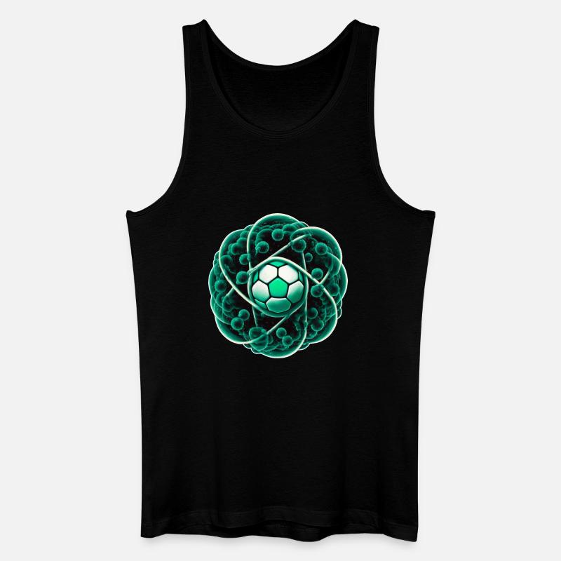 Fußball 02 - Männer Bio Tank Top - Schwarz