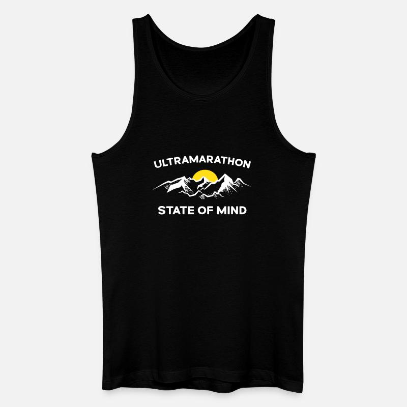 Ultramarathon - Gemütszustand - Männer Bio Tank Top - Schwarz