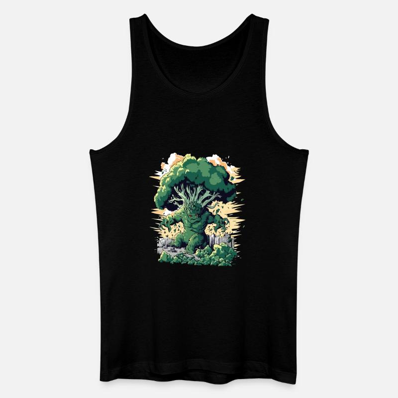 Brocoli géant Monster Brocoli - Débardeur bio Homme - noir