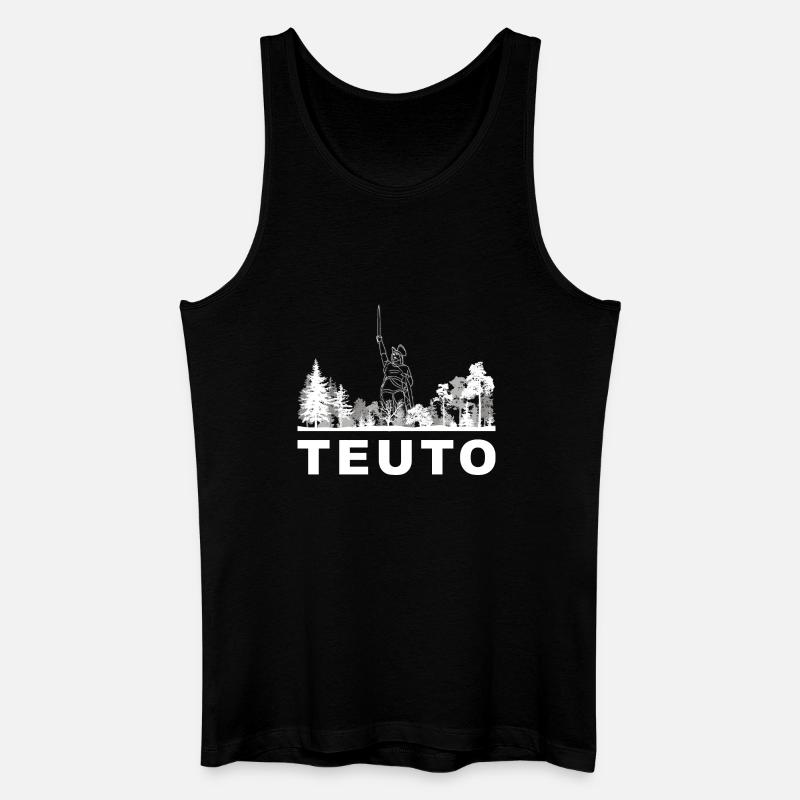 Teuto - Männer Bio Tank Top - Schwarz
