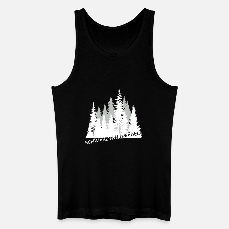 Schwarzwaldmädel - Männer Bio Tank Top - Schwarz