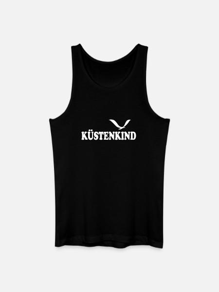 KÜSTENKIND - Männer Bio Tank Top - Schwarz