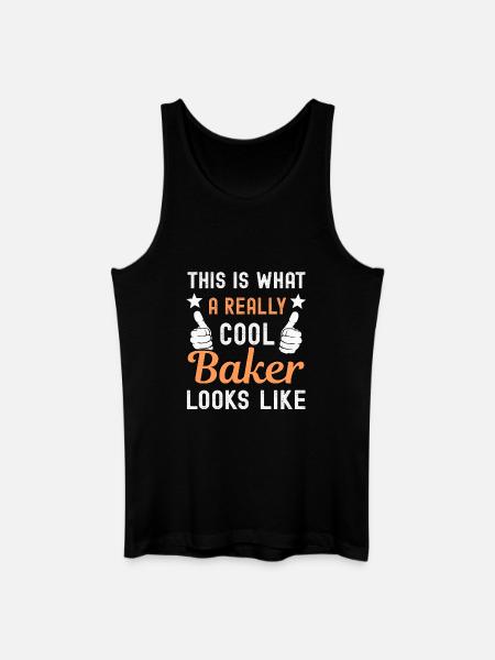 Baker Baker - Men’s Organic Tank Top - black