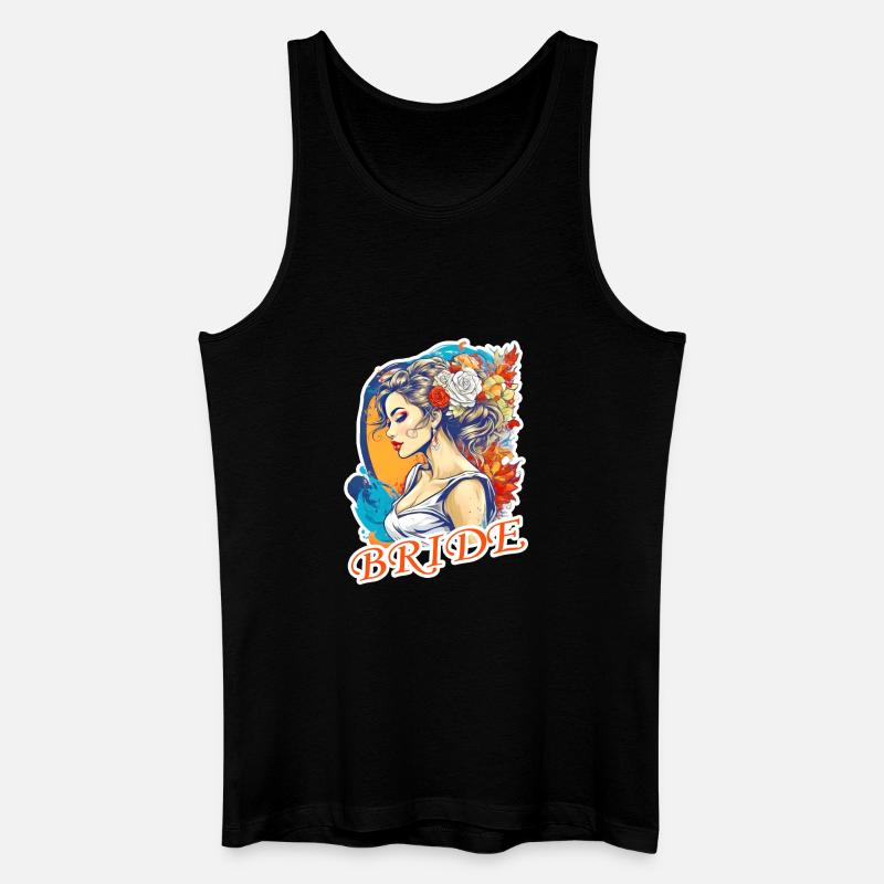 Braut - Männer Bio Tank Top - Schwarz