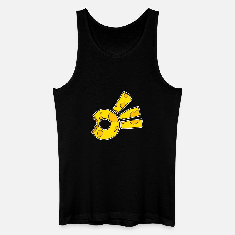 Käse Komet Symbol - Männer Bio Tank Top - Schwarz