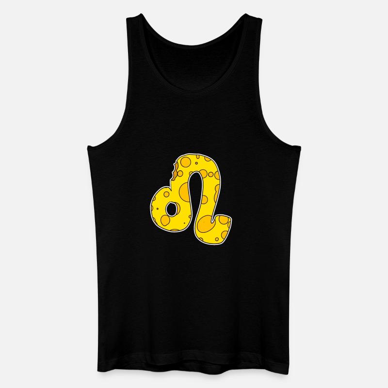 Sternzeichen Löwe Symbol - Männer Bio Tank Top - Schwarz