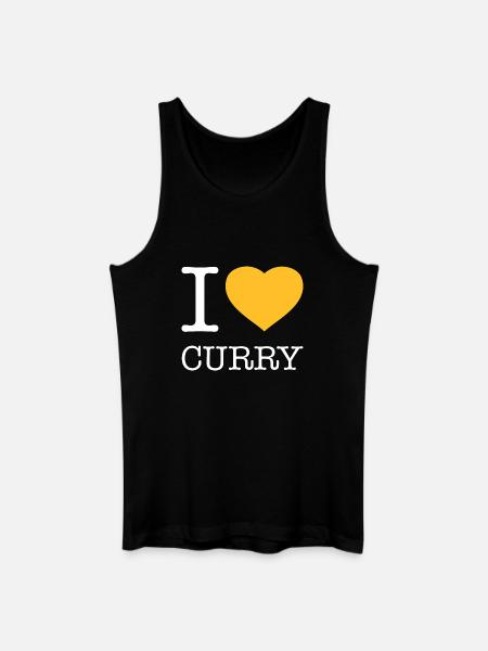 J’ADORE LE CURRY - Débardeur bio Homme - noir
