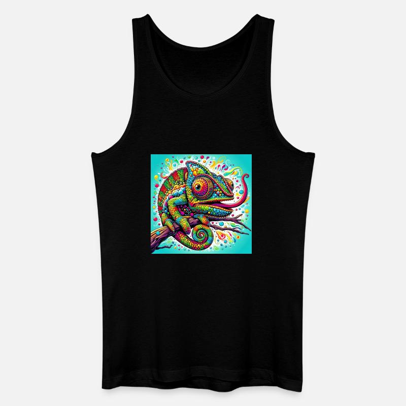 Caméléon - Débardeur bio Homme - noir