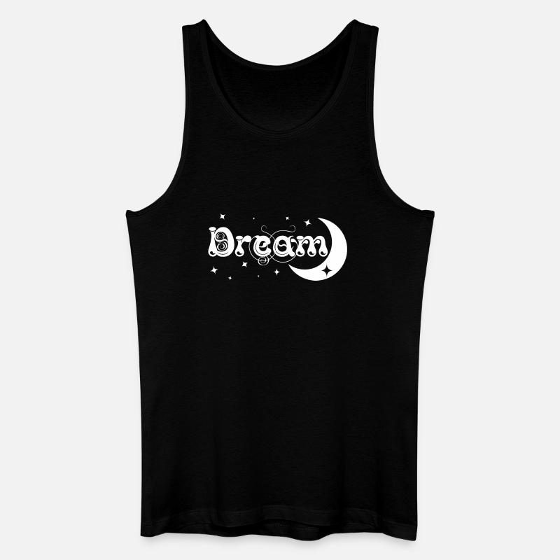 Dream / Traum - Männer Bio Tank Top - Schwarz