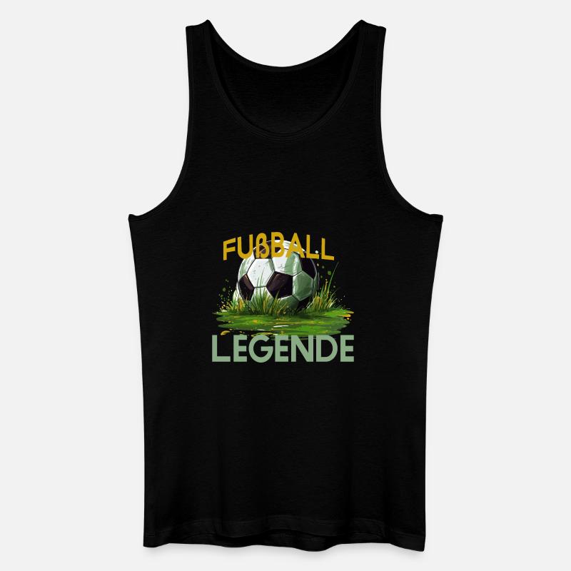 Fußball Legende - Männer Bio Tank Top - Schwarz