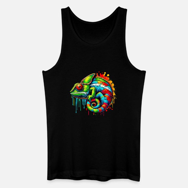 Chameleon - Men’s Organic Tank Top - black