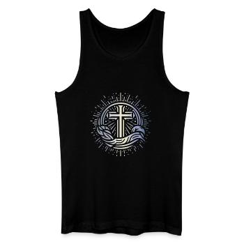 Divine Light - Men’s Organic Tank Top - black - Front