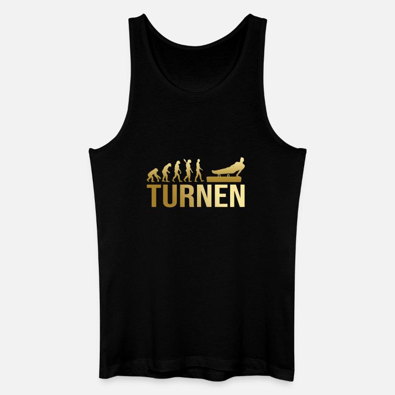 Evolution Turnen - Männer Bio Tank Top - Schwarz