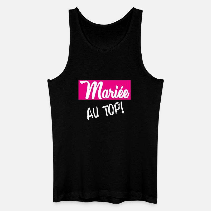 HOCHZEIT - Männer Bio Tank Top - Schwarz