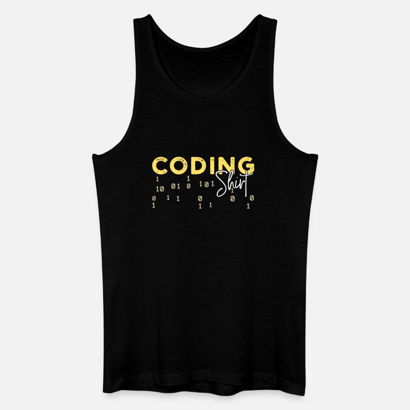 Coden Statement Developer Programmer Scripting - Men’s Organic Tank Top - black