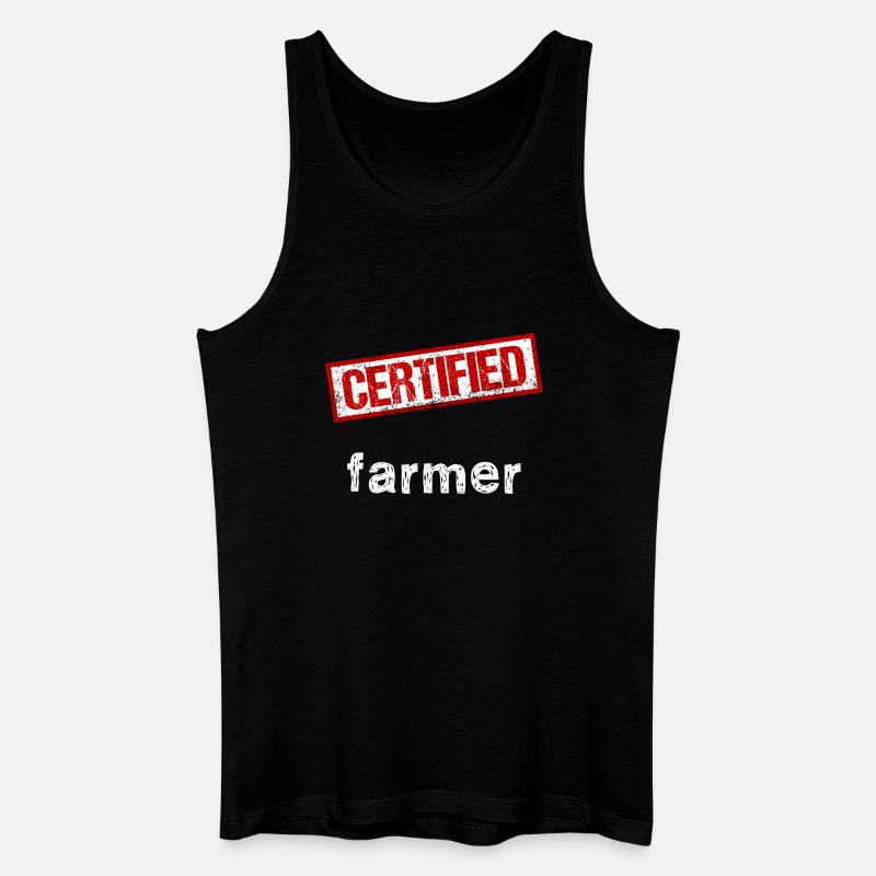 Bauer - Männer Bio Tank Top - Schwarz