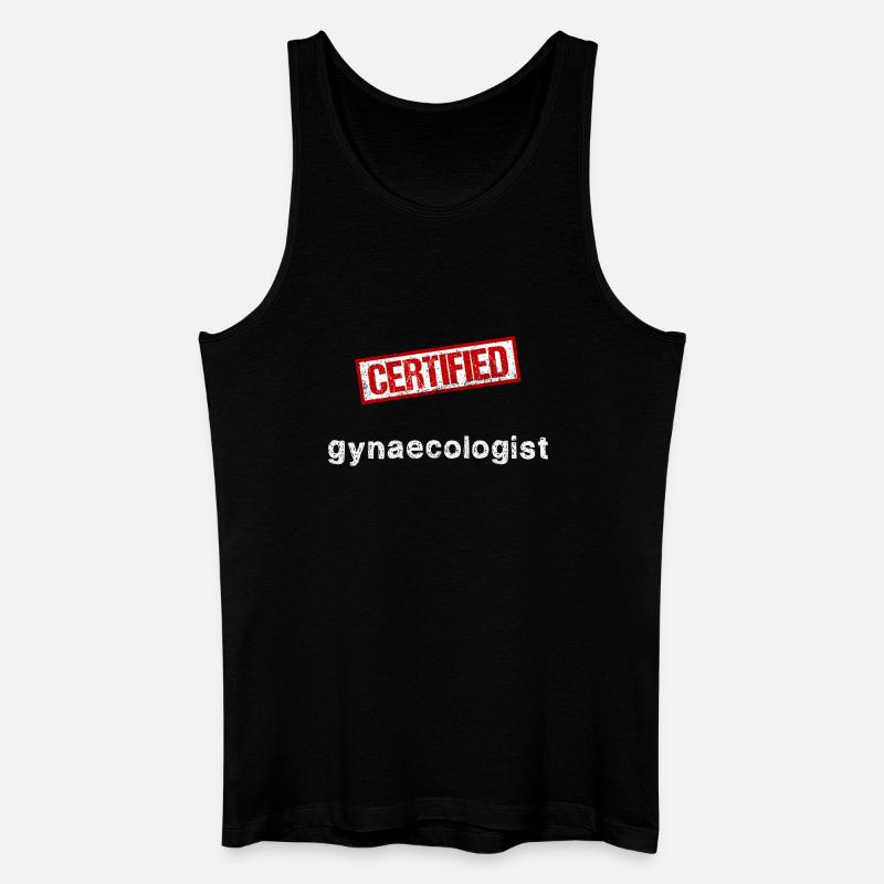 Frauenarzt - Männer Bio Tank Top - Schwarz