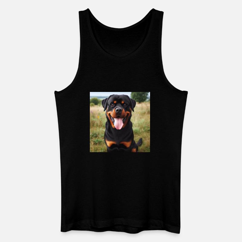 Rottweiler - Männer Bio Tank Top - Schwarz