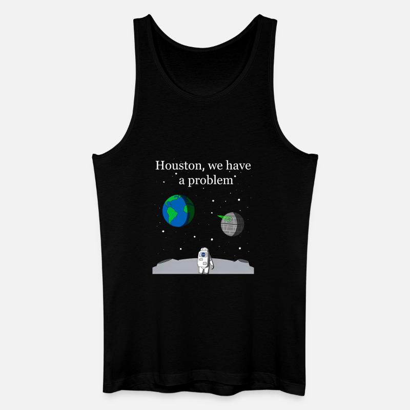Houston We Have a Problem - Men’s Organic Tank Top - black