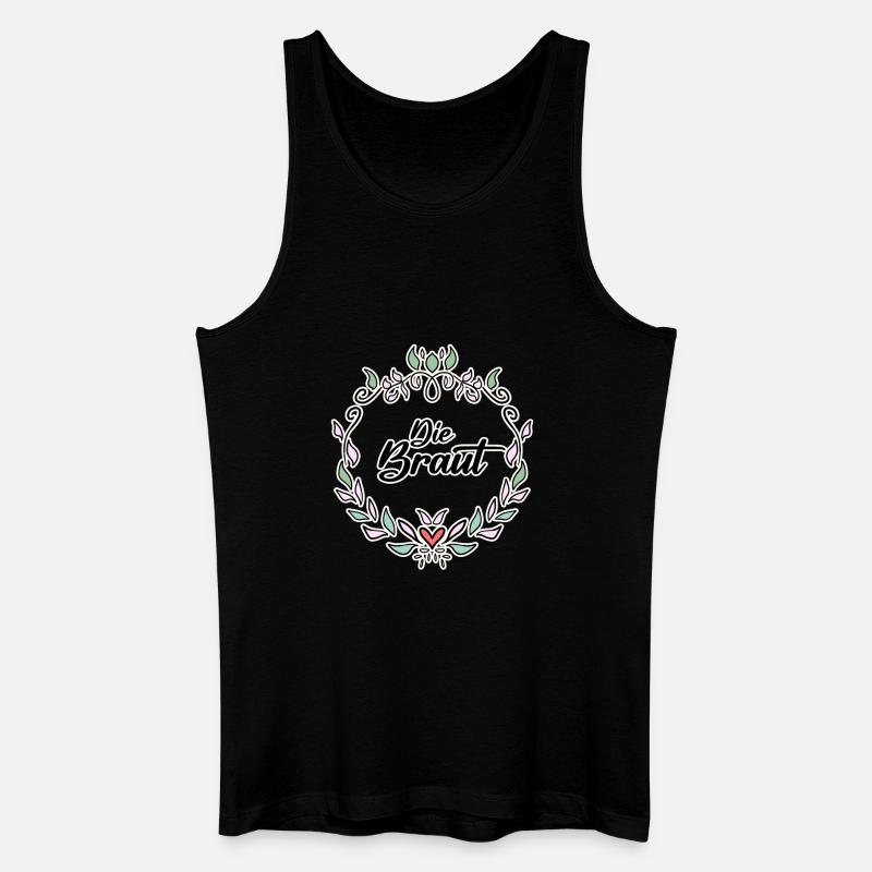 Braut - Männer Bio Tank Top - Schwarz