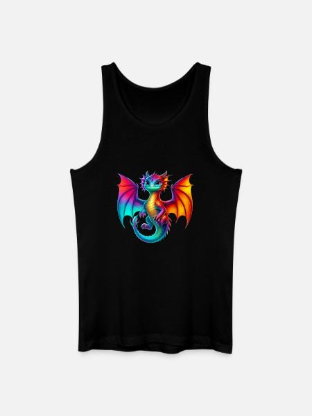 Dragon - Débardeur bio Homme - noir
