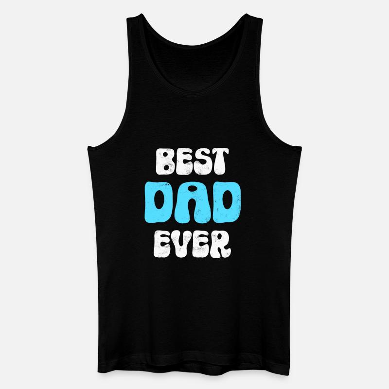 Vater Papa - Männer Bio Tank Top - Schwarz