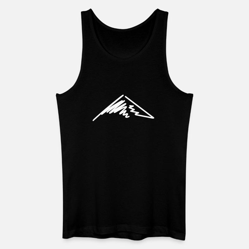 Berg - Männer Bio Tank Top - Schwarz