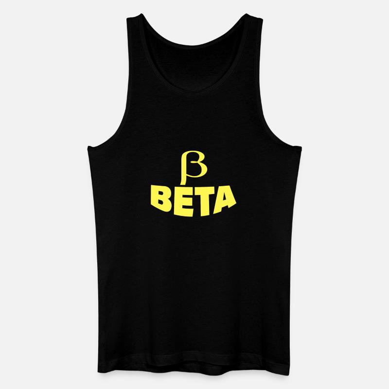 BETA - Männer Bio Tank Top - Schwarz