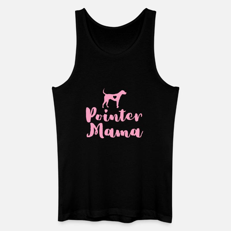 German Pointer Mom Pointer Mama - Men’s Organic Tank Top - black
