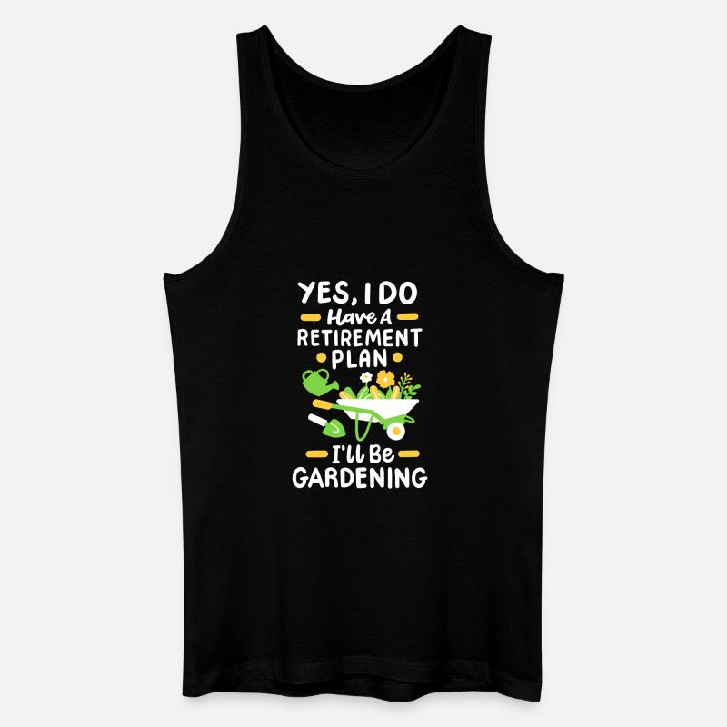 Garten Gartenarbeit Pflanzen - Männer Bio Tank Top - Schwarz