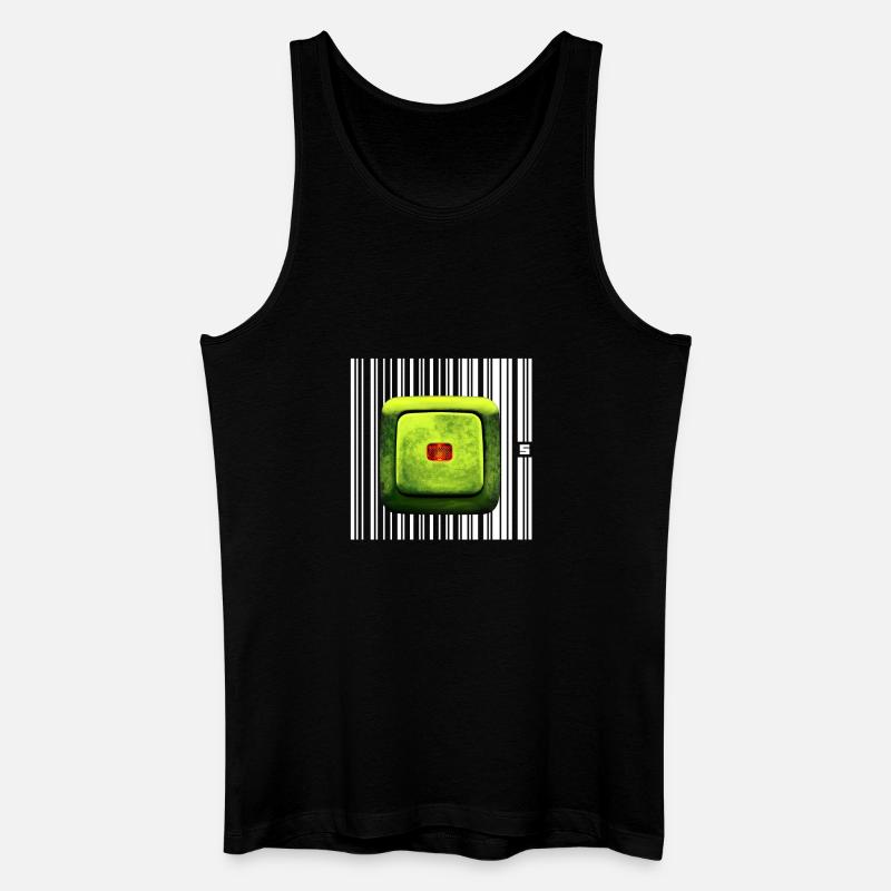 SPOT - GEHIRN - Männer Bio Tank Top - Schwarz