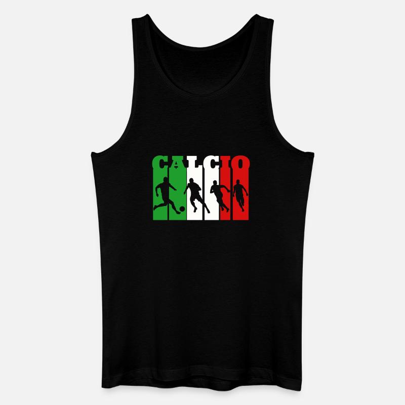 Kalzium - Männer Bio Tank Top - Schwarz