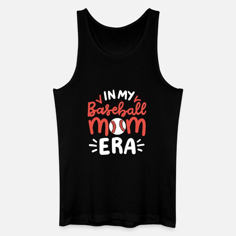 Baseball Mama - Männer Bio Tank Top - Schwarz