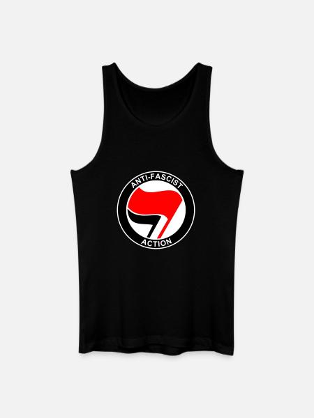 ANTIFA-Logo - Männer Bio Tank Top - Schwarz