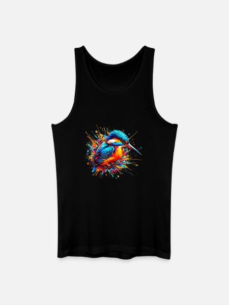 Kingfisher - Men’s Organic Tank Top - black