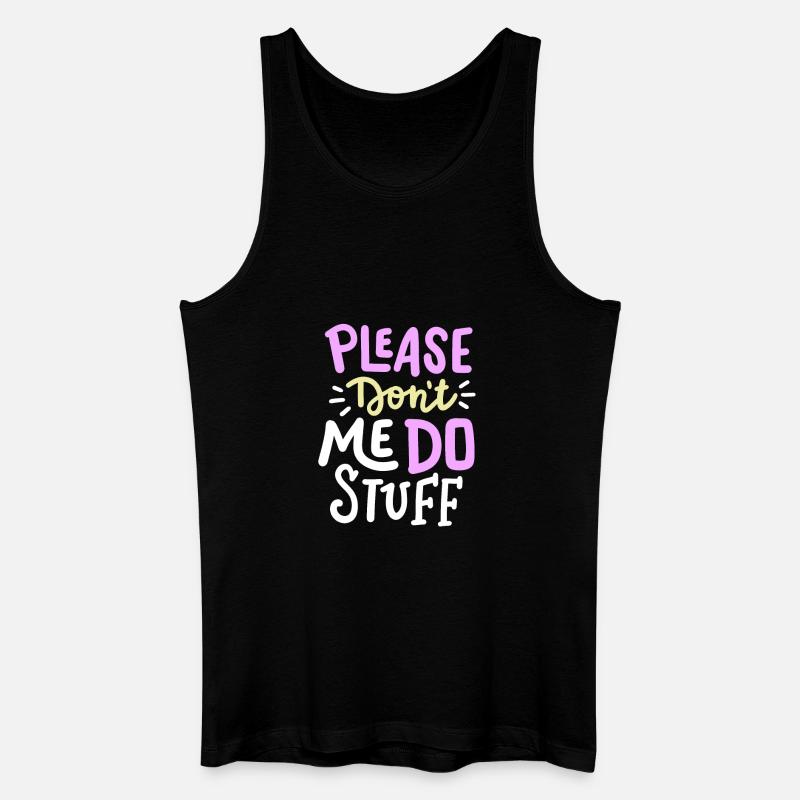 sarkastischer Humor Sarkasmus - Männer Bio Tank Top - Schwarz