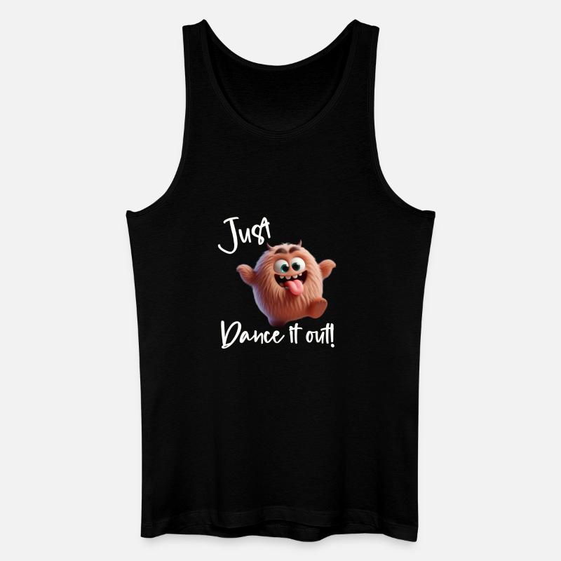 Tanzen Sie es einfach aus! - Männer Bio Tank Top - Schwarz