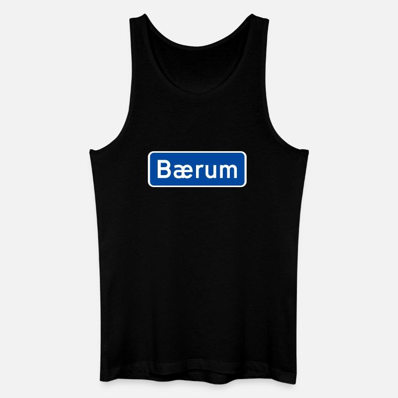 Bærum - Männer Bio Tank Top - Schwarz