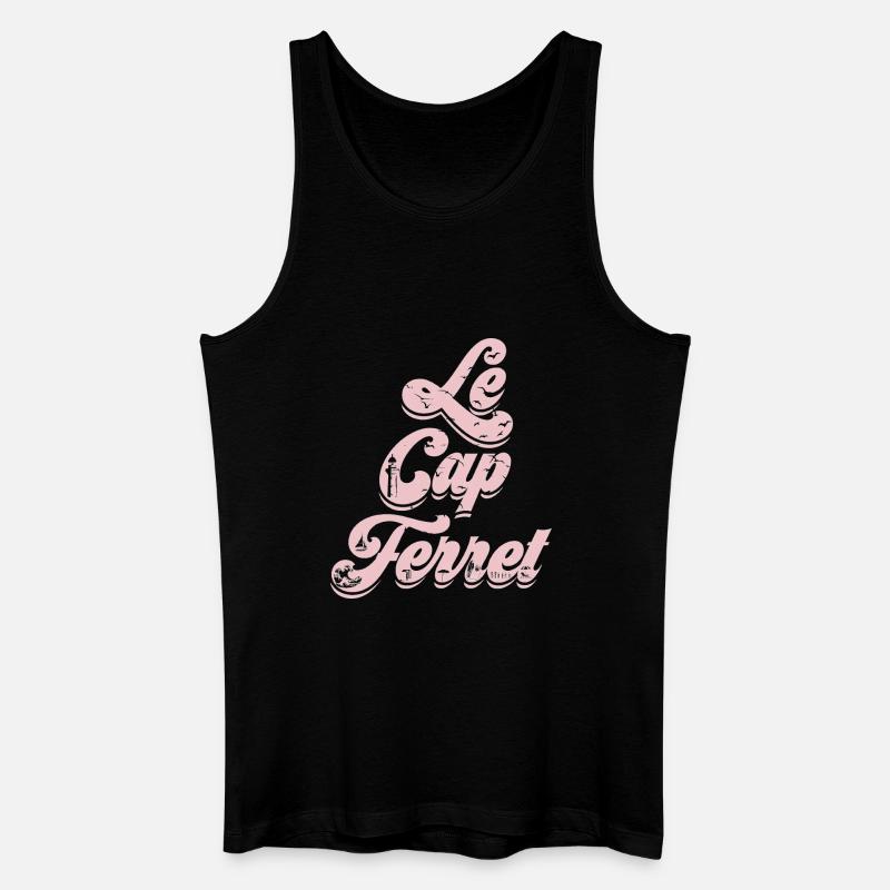 Le Cap Frettchen - Männer Bio Tank Top - Schwarz
