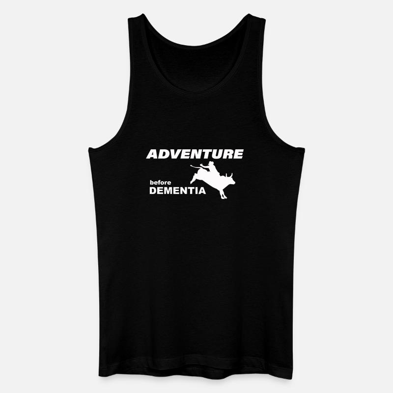 RODEO ADVENTURE - Männer Bio Tank Top - Schwarz