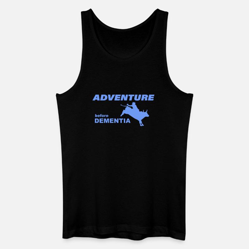 RODEO ADVENTURE - Männer Bio Tank Top - Schwarz