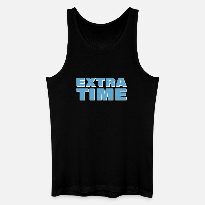 EXTRA TIME - Männer Bio Tank Top - Schwarz