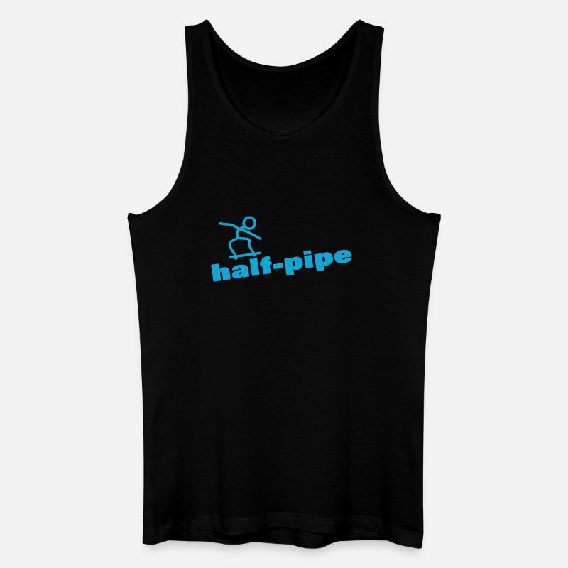 HALF-PIPE - Männer Bio Tank Top - Schwarz