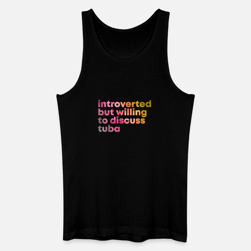Tuba - Männer Bio Tank Top - Schwarz